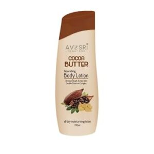 AVOSRI Cocoa Butter Body Lotion Provides Deep Moisturisation | Non Sticky Body Moisturizer With Cocoa Butter | Winter Body Lotion For Smooth and Healthy Looking Skin | For Very...